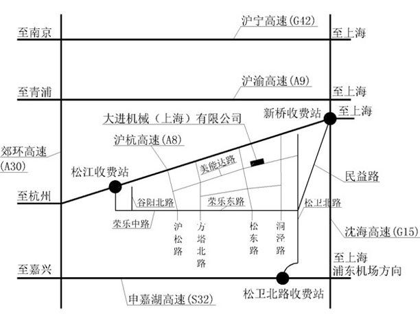 大进机械（上海）有限公司_公司地图